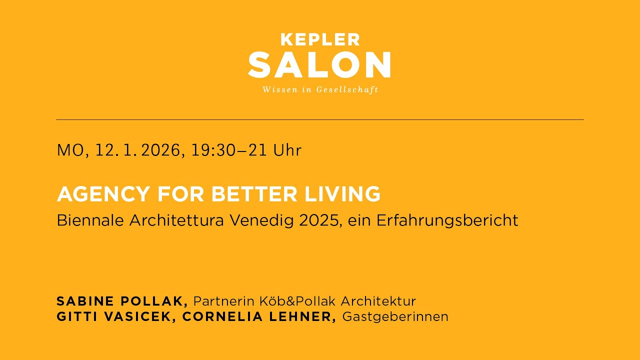 Kepler Salon: AGENCY FOR BETTER LIVING