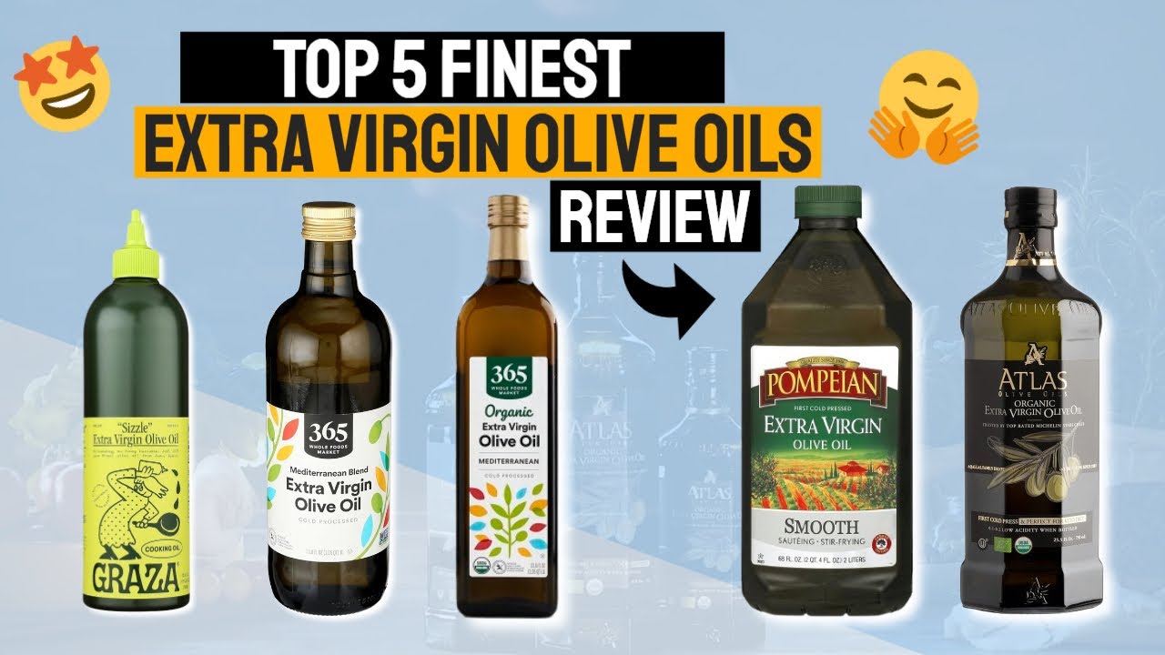 Best Olive Oils Of 2024! || Top 5 Finest Extra Virgin Olive Oils Review