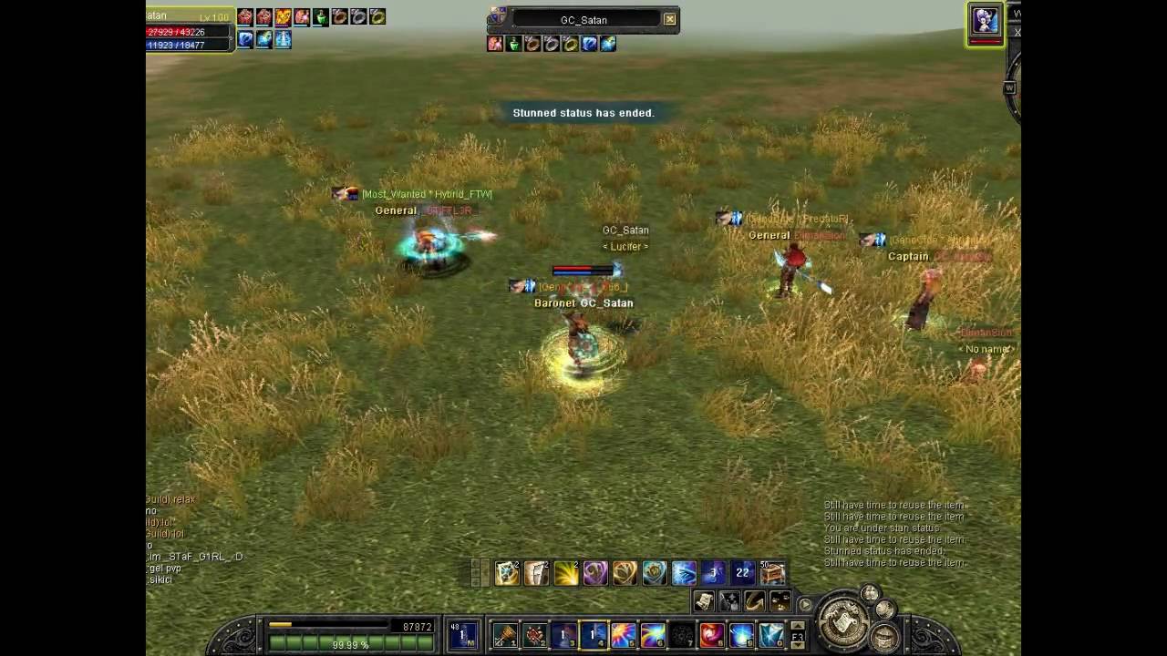 SRO Warrior/Cleric 100 PVP - Wrath of Dual Axe
