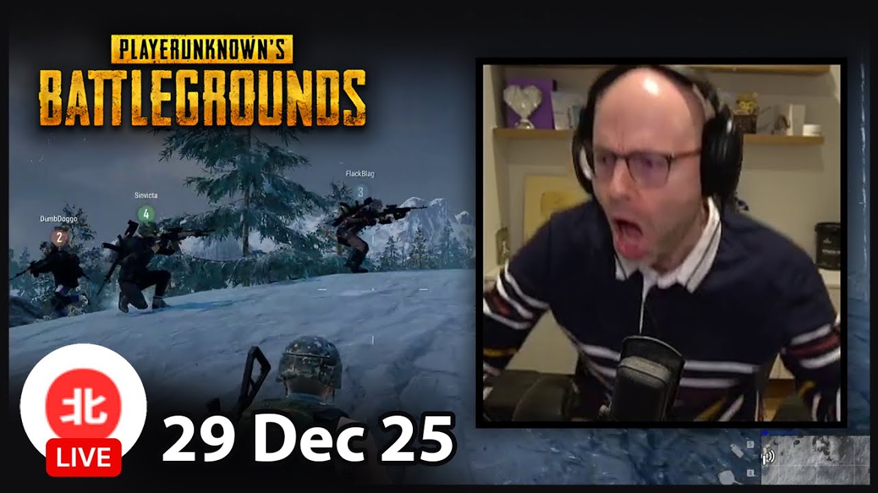 PUBG: Battlegrounds - 29 Dec 2025 - Unofficial Northernlion VOD without Chat