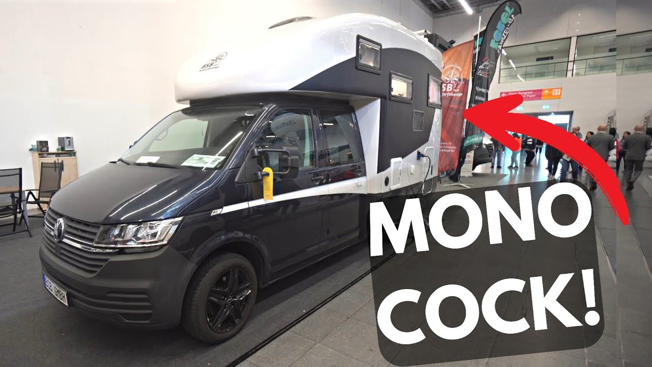 WOHNMOBIL BESSER ALS WINGAMM? BSB Monocock 2023 VW T6.1 MIT XL Innenraum, Dusche, Schlafzimmer.