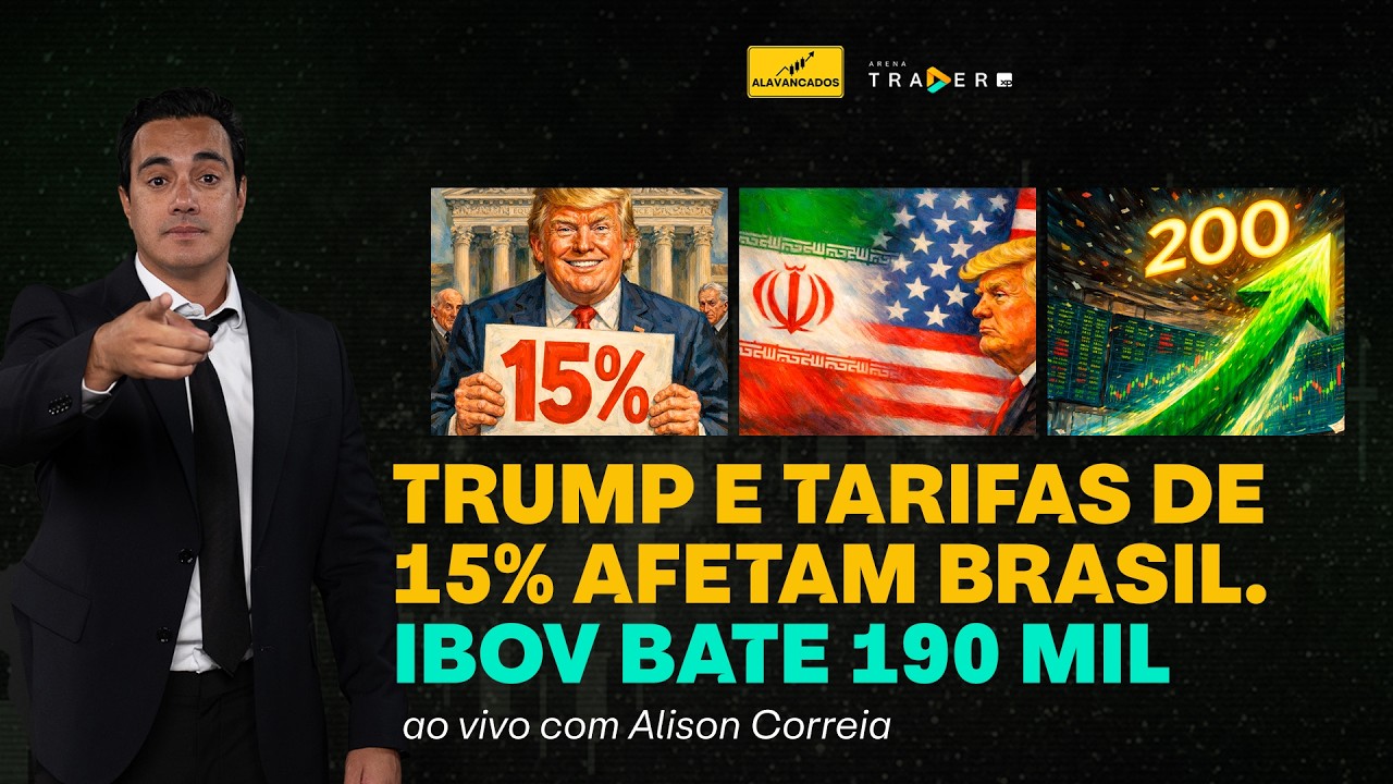 DAY TRADE, ÍNDICE, DÓLAR E MUITO MAIS COM Alison Correia ao vivo | ALAVANCADOS