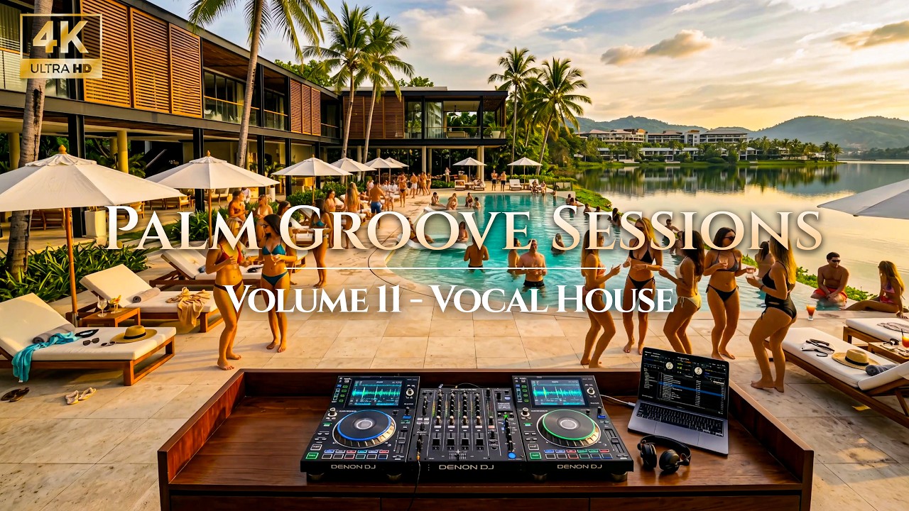 Upbeat Vocal House Mix 🌴 Sunset Pool Party