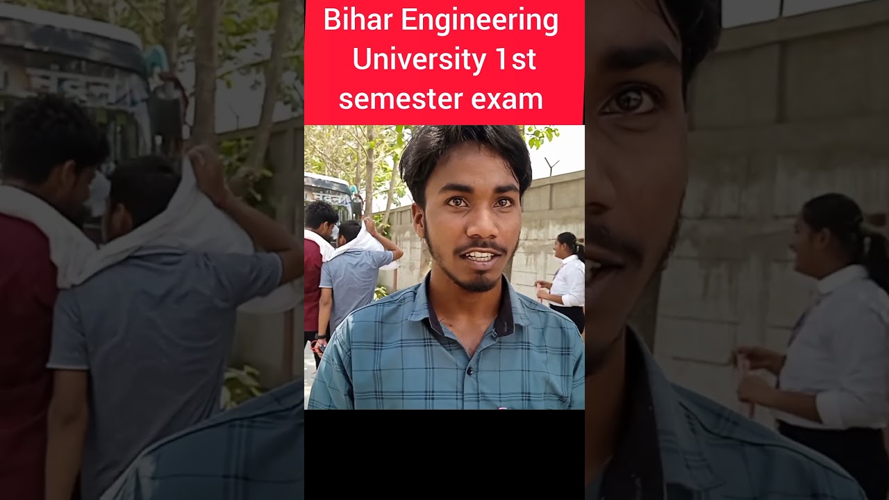 Bihar Engineering University 1st semester exam | #tce #thecollegeedit #beu #shortvideo #viralshorts