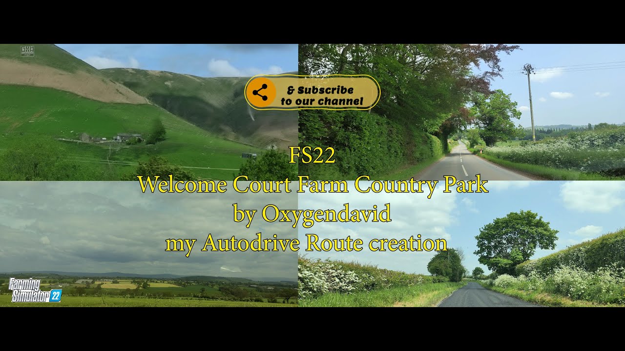 FS22 I Court Farm by Oxygenedavid I Autodrive  I Farming Simulator 22