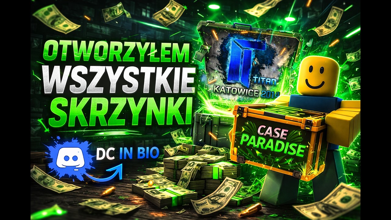 OTWORZYŁEM WSZYSTKIE SKRZYNKI W CASE PARADISE!!?😱ROBLOX Case Paradise