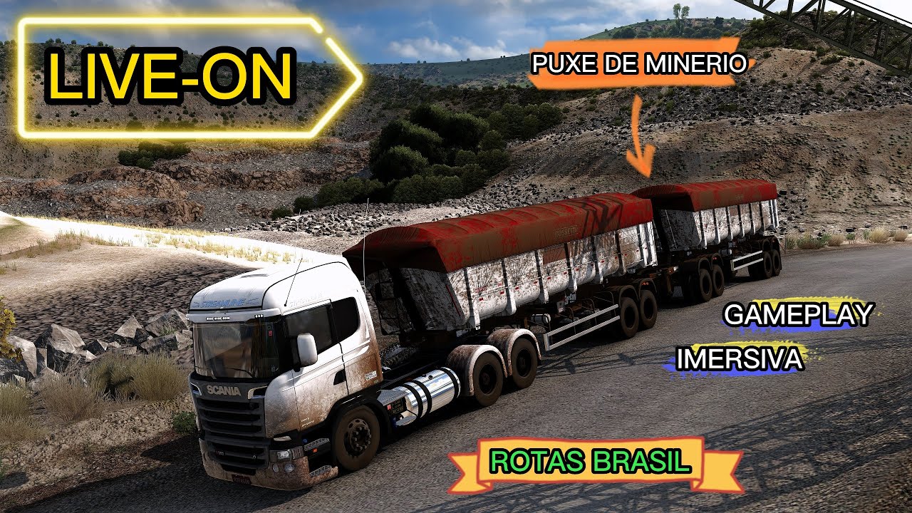 LIVE - MAPA ROTAS BRASIL  | Euro truck Simulator 2   #ETS2 #EUROTRUCK2