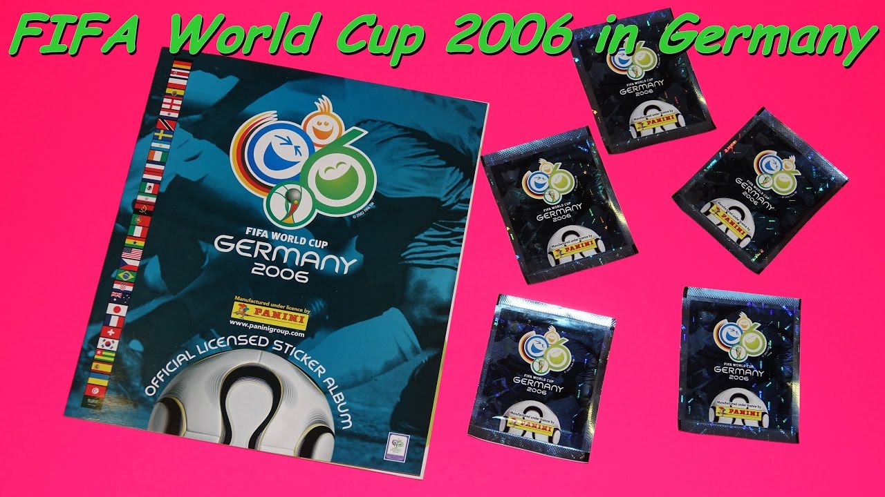 PANINI FIFA WORLD CUP GERMANY 2006 new STICKER ALBUM SOCCER WM Fußballweltmeisterschaft Deutschland