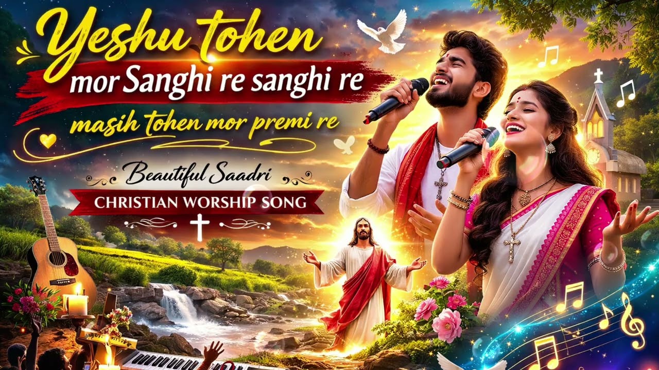 Yeshu Tohen Mor Sanghi Re I A Beautiful Saadri Christian Worship Song 