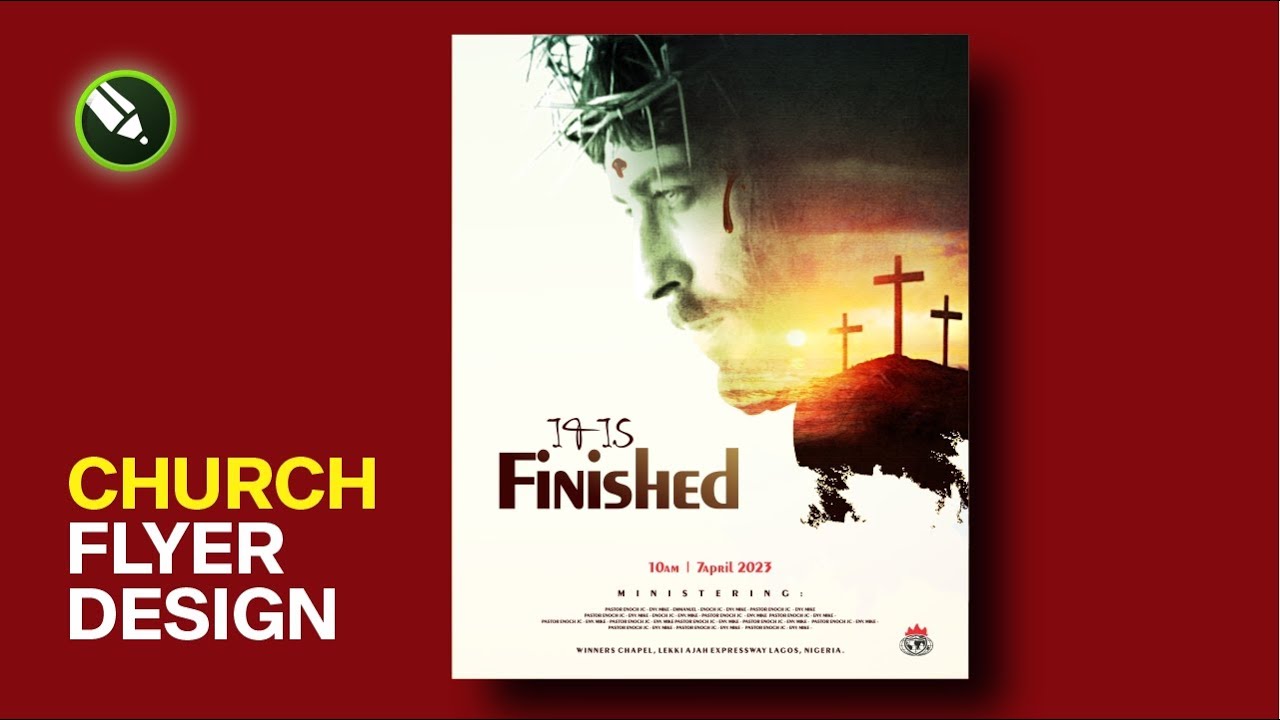 How to Design a Easter Church Flyer | CorelDraw Tutorial