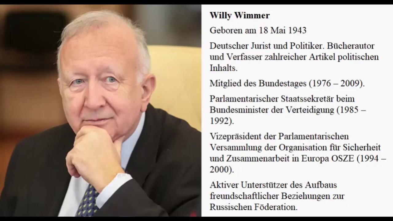 Im Gespr&auml;ch mit - Willy Wimmer.