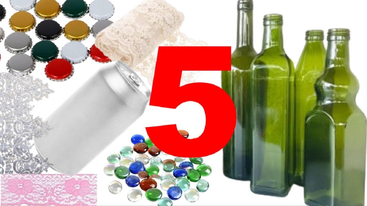 5 IDEIAS DE DECORAÇÃO DE GARRAFAS DE VIDRO BARATA E FÁCIL DE VENDER - RECICLANDO GARRAFAS @luci buzo