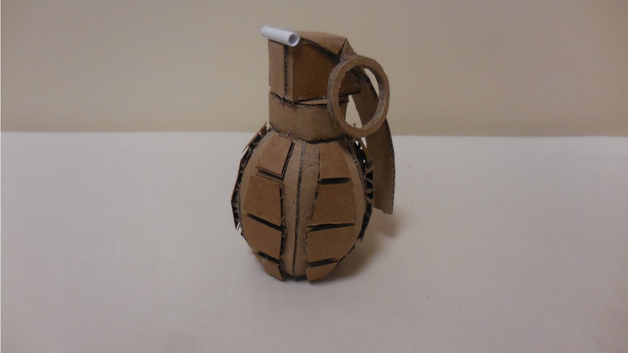 How to make my Cardboard Frag Grenade