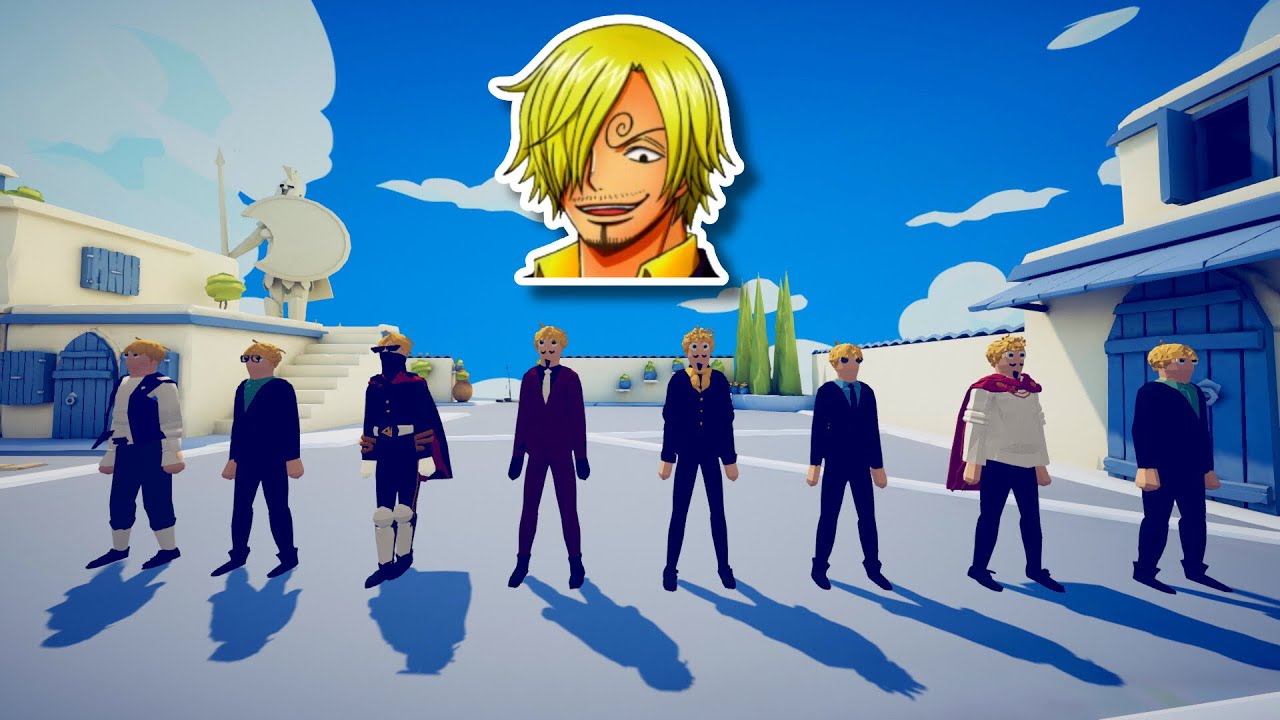 Evolution Of Black Leg Sanji In TABS | Totally Accurate Battle Simulator