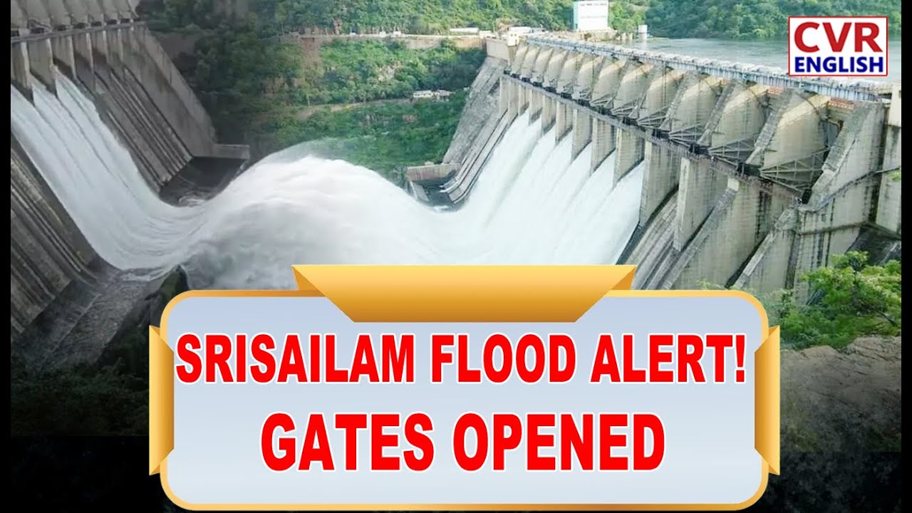 Srisailam Reservoir Flood Update | Heavy Inflow Continues | One Gate Opened | Water Level Near Full