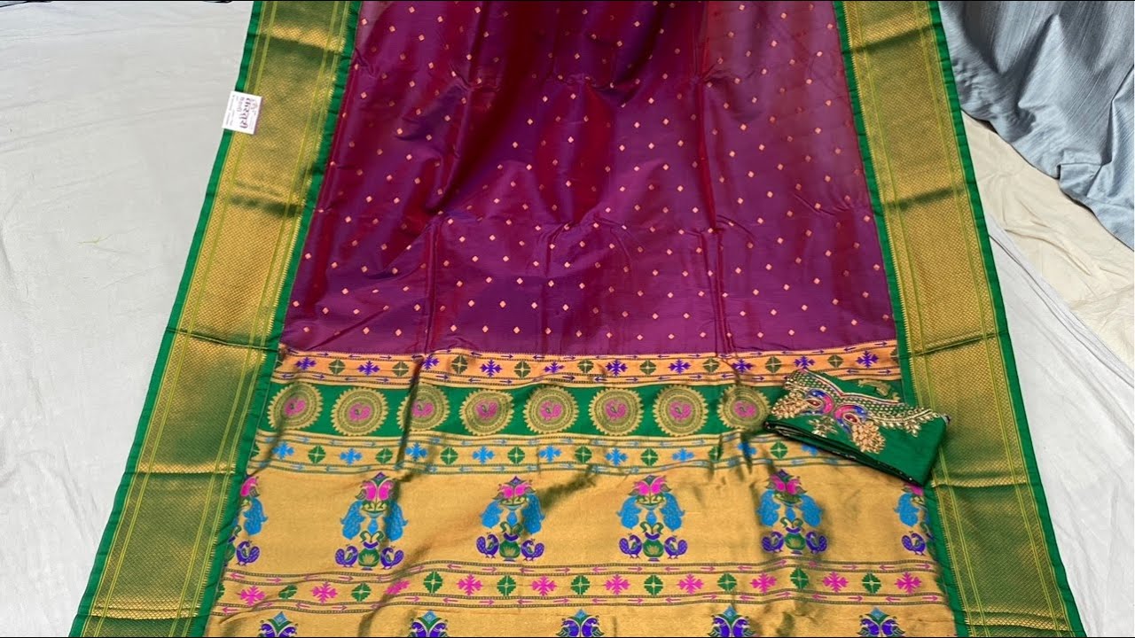 Kalanjali  Silk Paithani new Collection  | Kasturi Paithani live