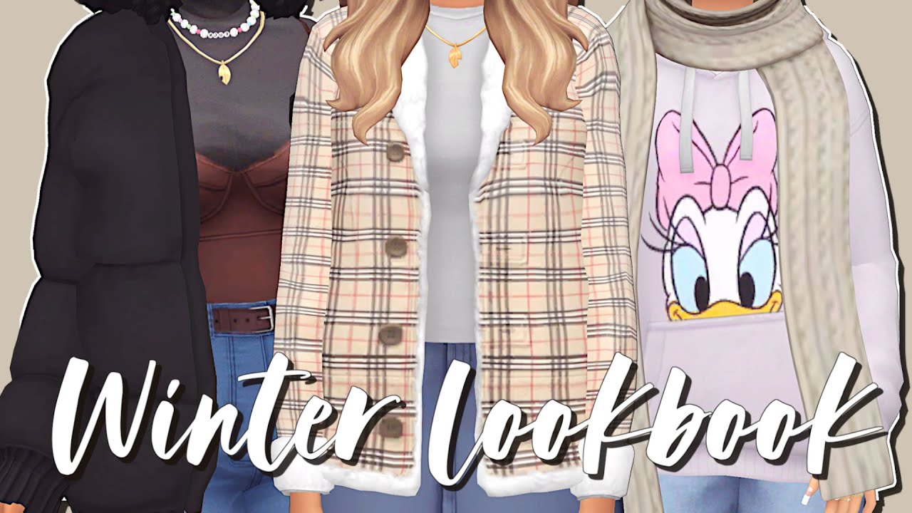 The Sims 4 | WINTER LOOKBOOK 2022 ❄️ | + Links