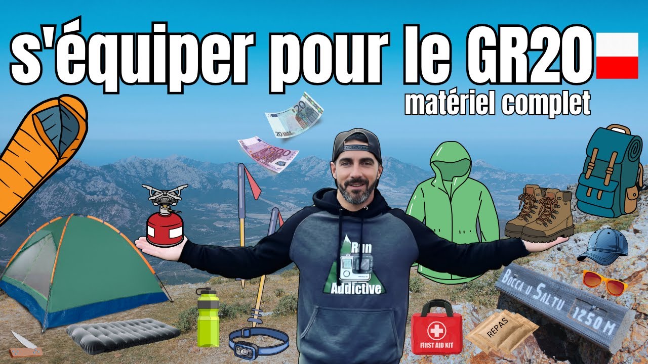 s’équiper pour le GR20🩳🥾🎒⛺️matériel et budget (7 jours et +) conseil et astuce🗣️