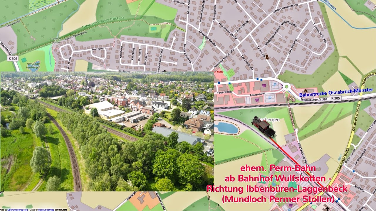 Permbahn - Hasbergen nach Ibbenbüren-Laggenbeck (Perm)  HD