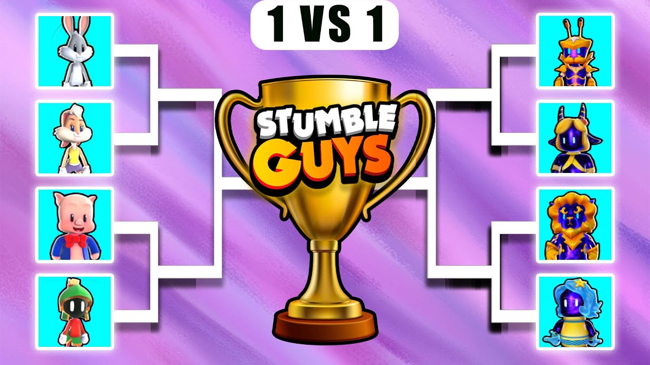 ULTIMATE TOURNAMENT BETWEEN BEST SKINS IN STUMBLE GUYS❤️