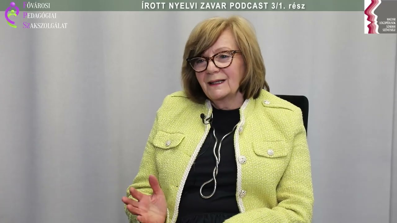 Írott nyelvi zavar podcast 3/1. rész