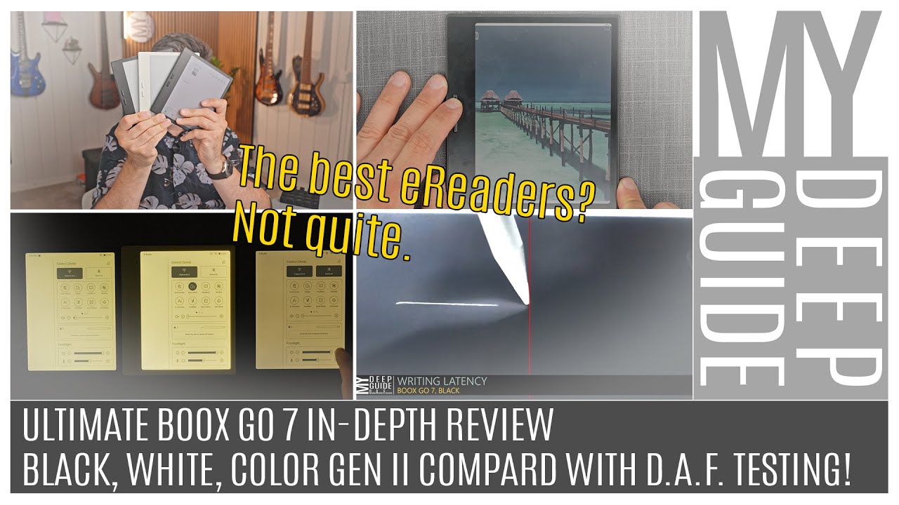 Ultimate Boox Go 7 Review: Black, White and Color Gen II, Compared Using the New D.A.F. Methodology