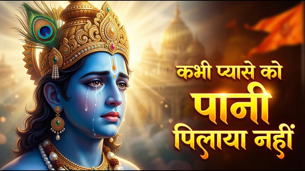 प्यासे को पानी पिलाया नहीं | Pyase Ko Pani Pilaya Nahi Bhajan | Bhakti Song Krishna 