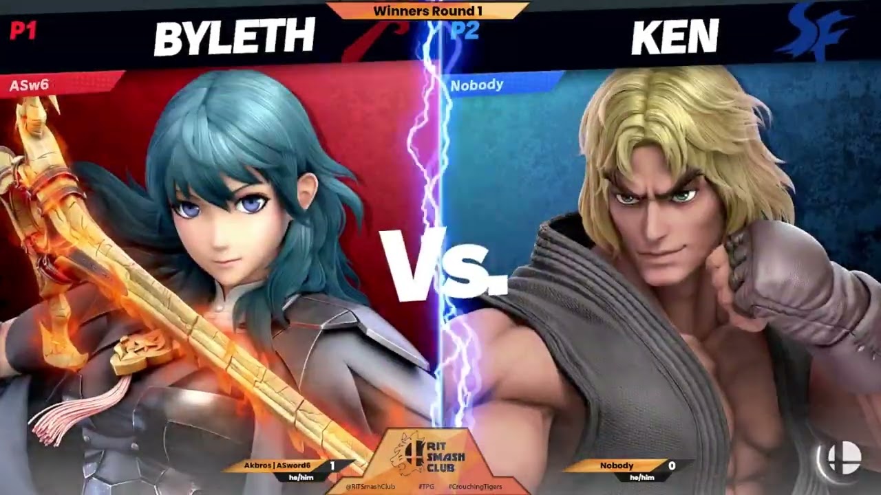 Akbros | ASword6 (Byleth) vs Nobody (Aegis/Ken) | Winners Round 1 | The Prowling Grounds 94