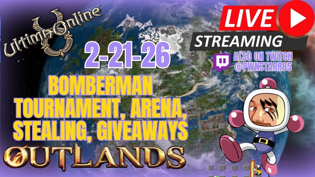 2-21-26 ULTIMA ONLINE | LIVESTREAM | UO Outlands BEST MMORPG 2026