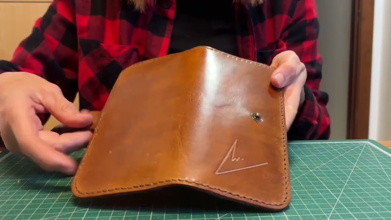 Cómo realizar cartera/billetera de cuero. Modelo  Bruno