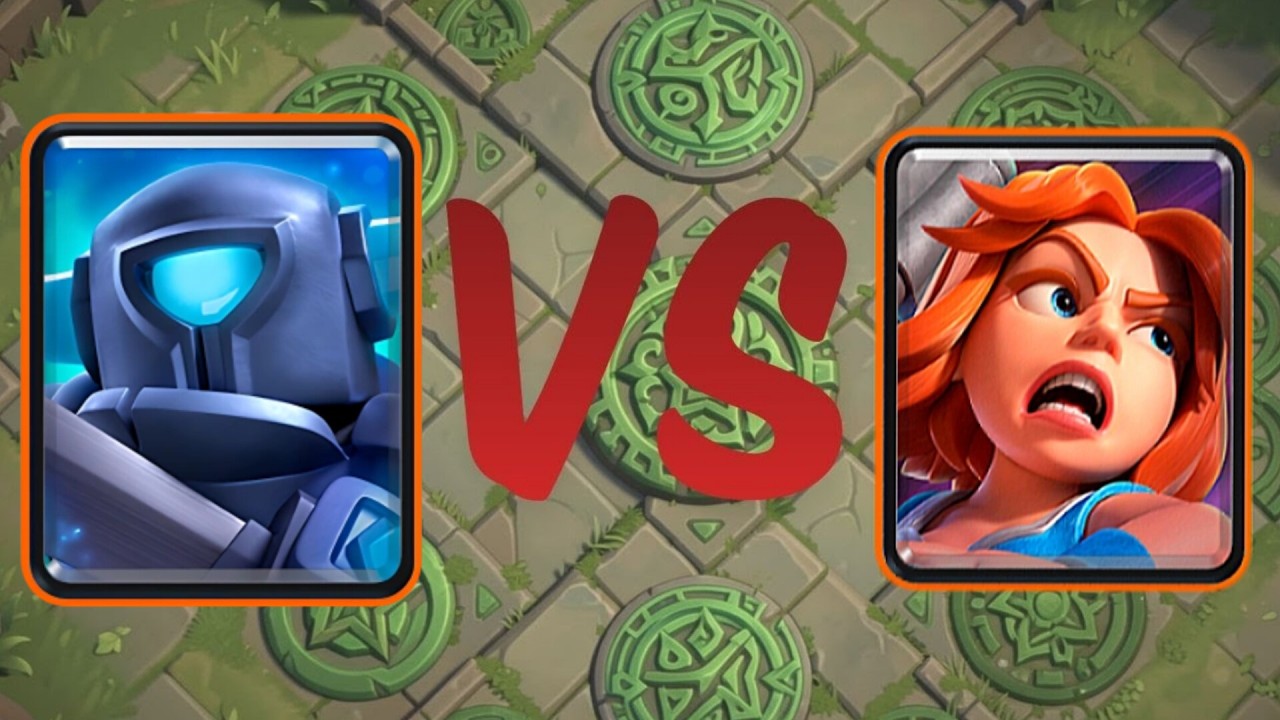 Mini pekka vs valkyrie|Clash royale