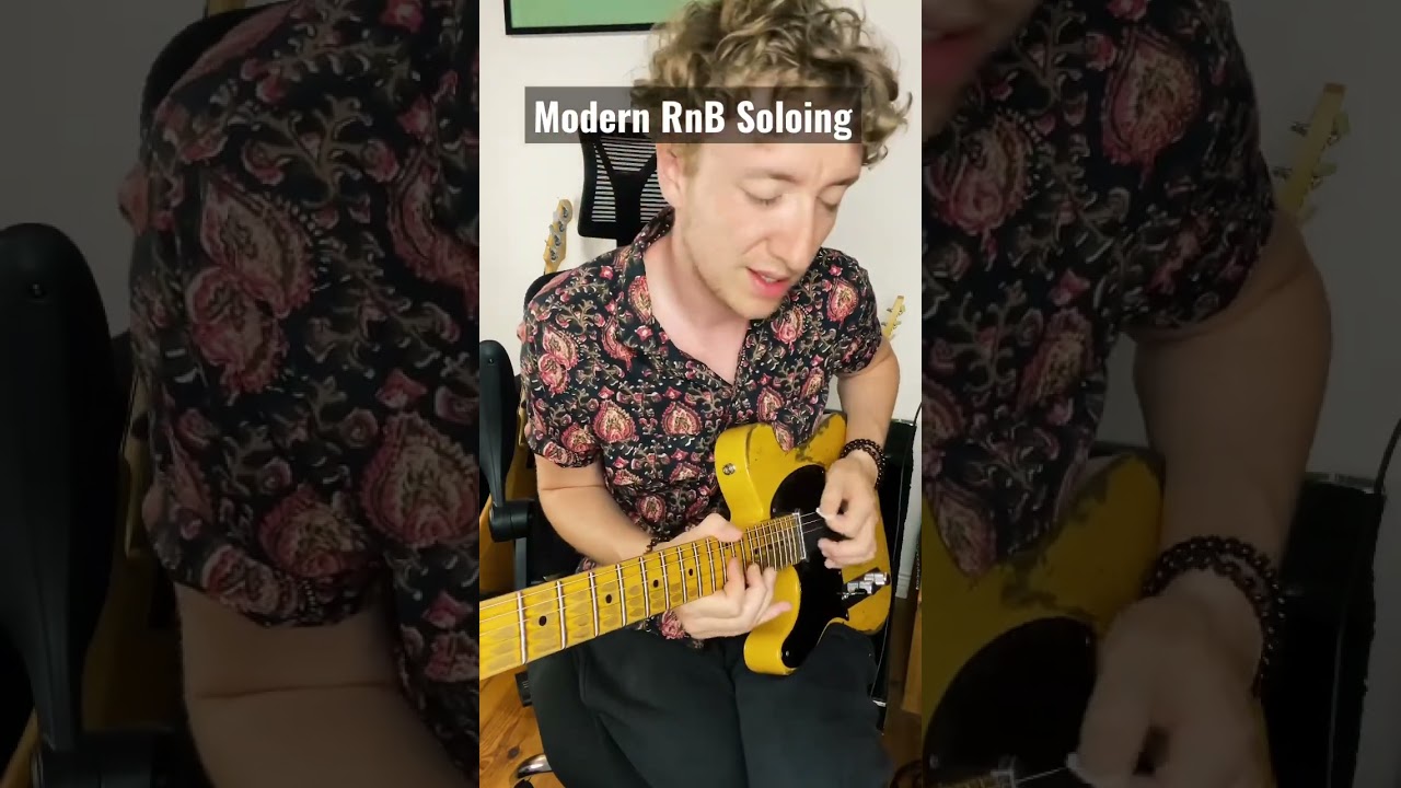 Melancholic RnB soloing 😎 #guitar