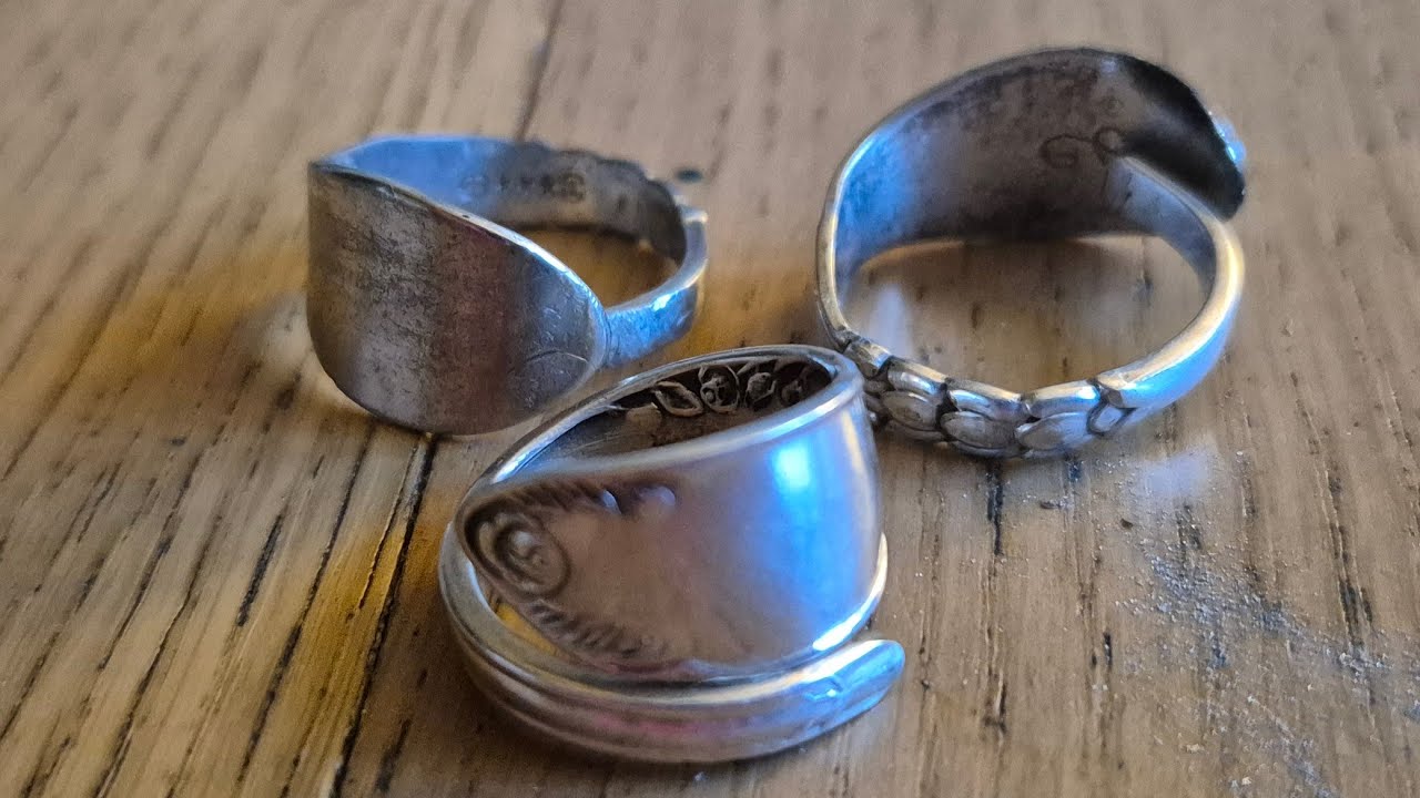 #diy Ringe aus altem Besteck herstellen 