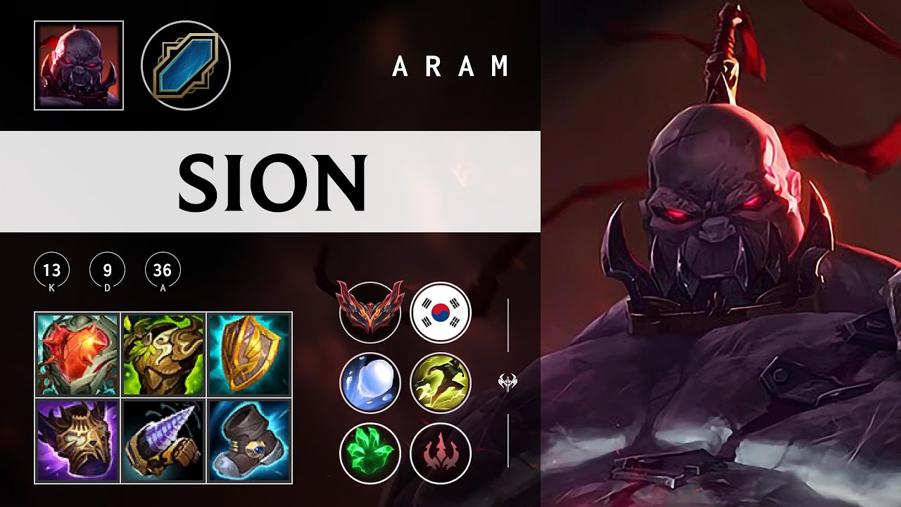 Sion ARAM - KR Grandmaster Patch 25.24