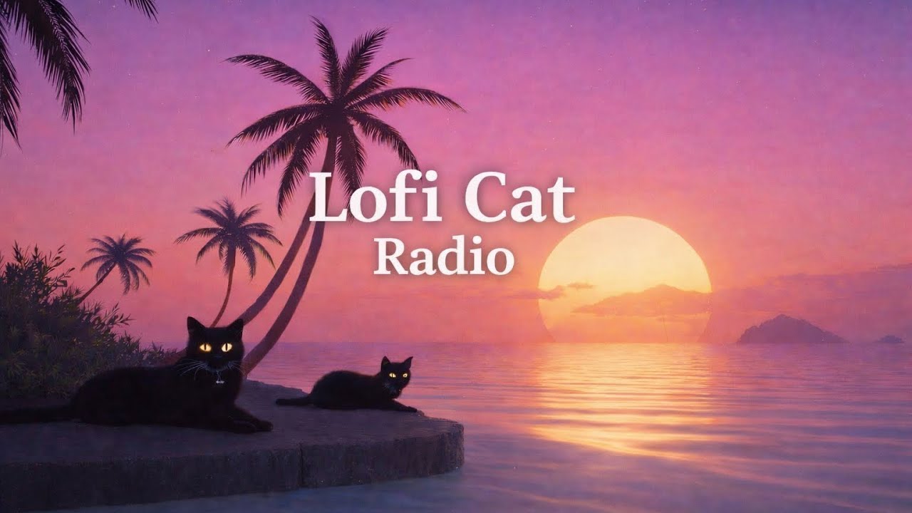 Lofi Cat Radio 【Sweet Bossa Nova🌅1Hour Study / Relax /Sleep】