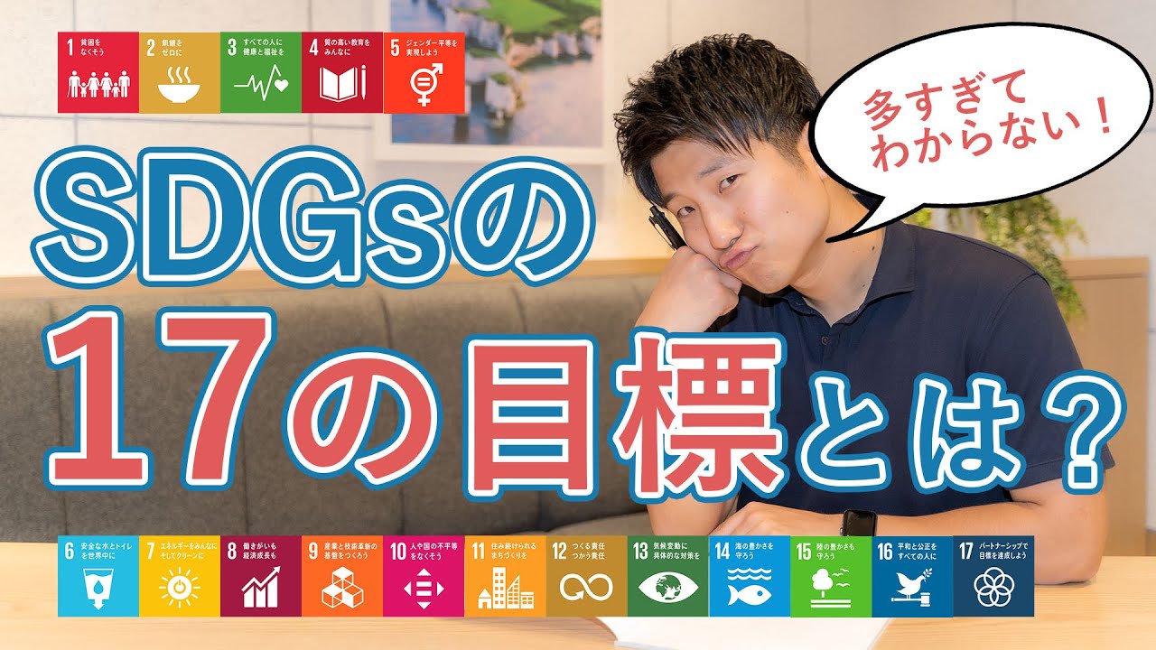 【17の目標】SDGsが目指す17ゴールを学ぼう