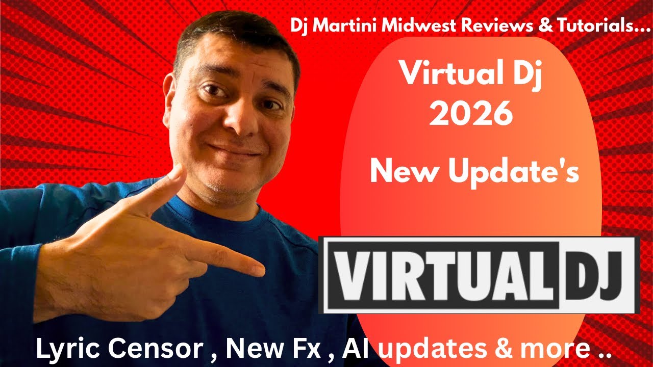 Обновления программного обеспечения Virtual DJ 2026&hellip; Новые эффекты, цензура текста песен, подсказ...
