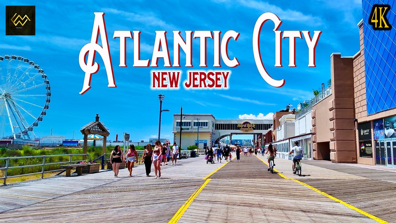 Atlantic City New Jersey Boardwalk and Steel Pier 2025