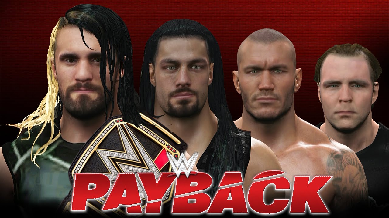 WWE Payback 2015 - Seth Rollins vs Randy Orton vs Roman Reigns vs Dean Ambrose Promo WWE 2K15