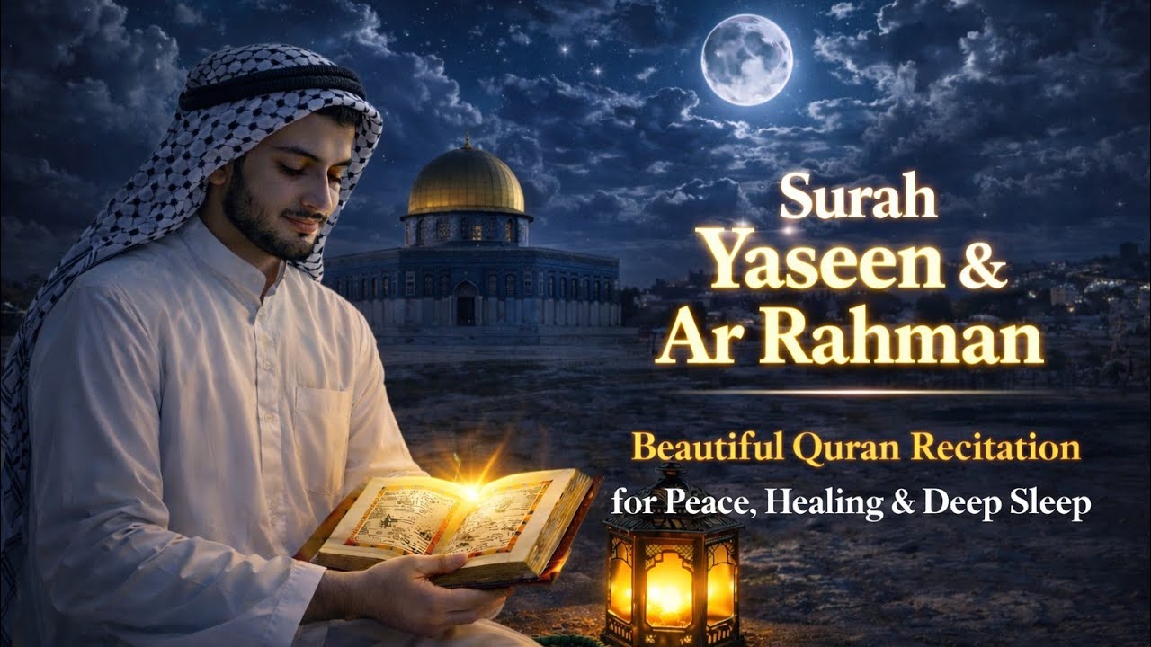 Surah Yasin (Yaseen) & Surah Ar Rahman | Beautiful Quran Recitation for Peace , Healing & Deep Sleep