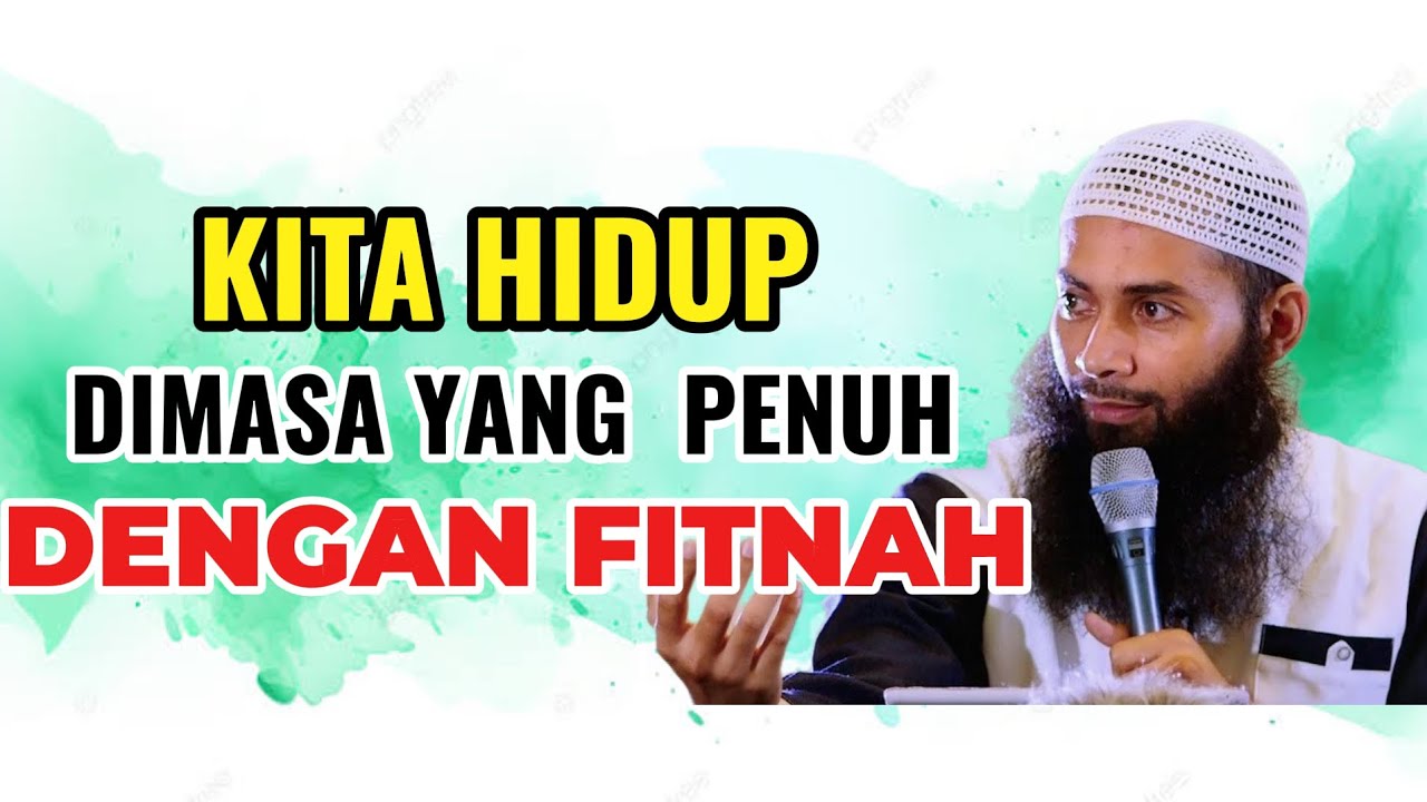 Kita Hidup Di Masa Penuh Dengan Fitnah ‼️ | Ustadz Safiq Riza Basmallah 