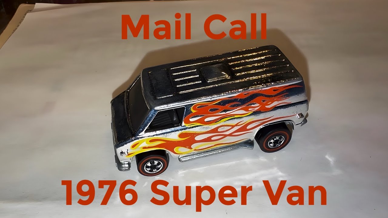 1976 Hot Wheels Chrome Super Van Redline (Mail Call)