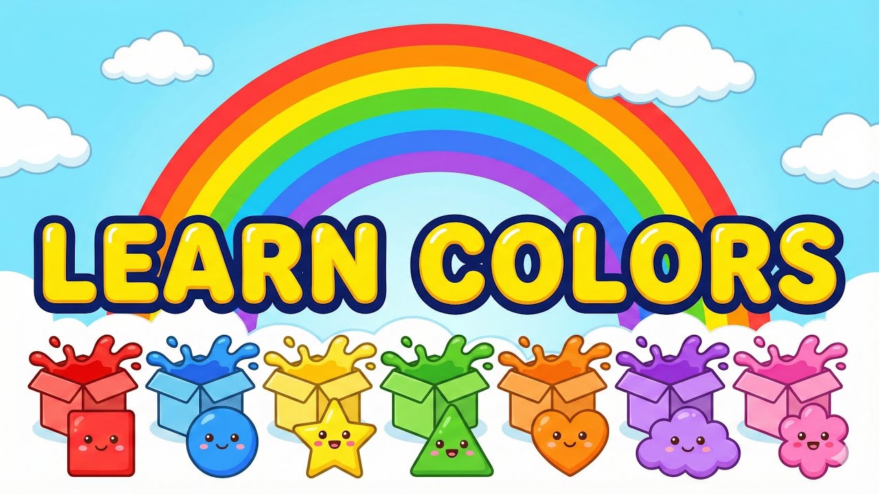 Learn Colors 🌈 | Types of Colors for Kids | Colors Name 