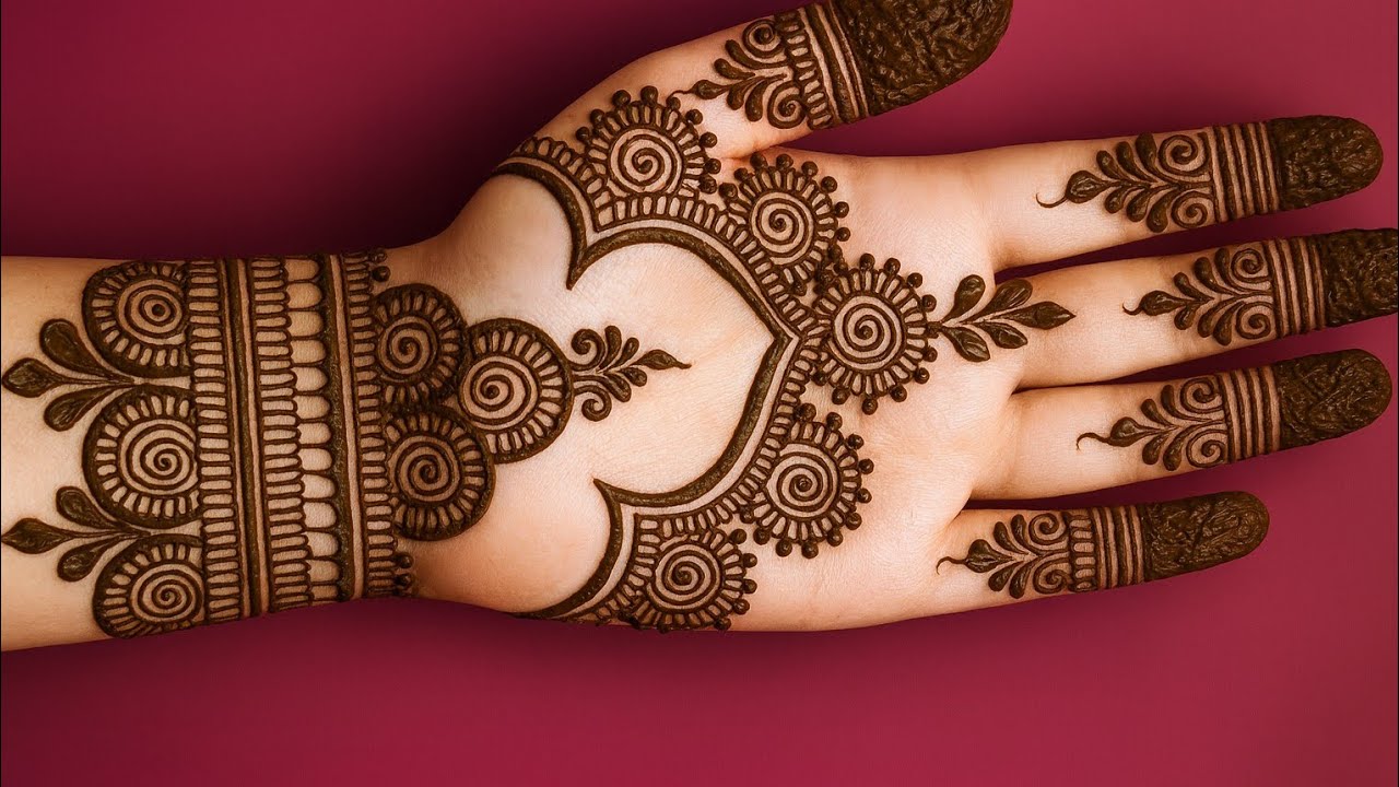 दूलहन मेहंदी डिजाइन 🌹| Stylish simple mehandi design | Hand mehandi design 