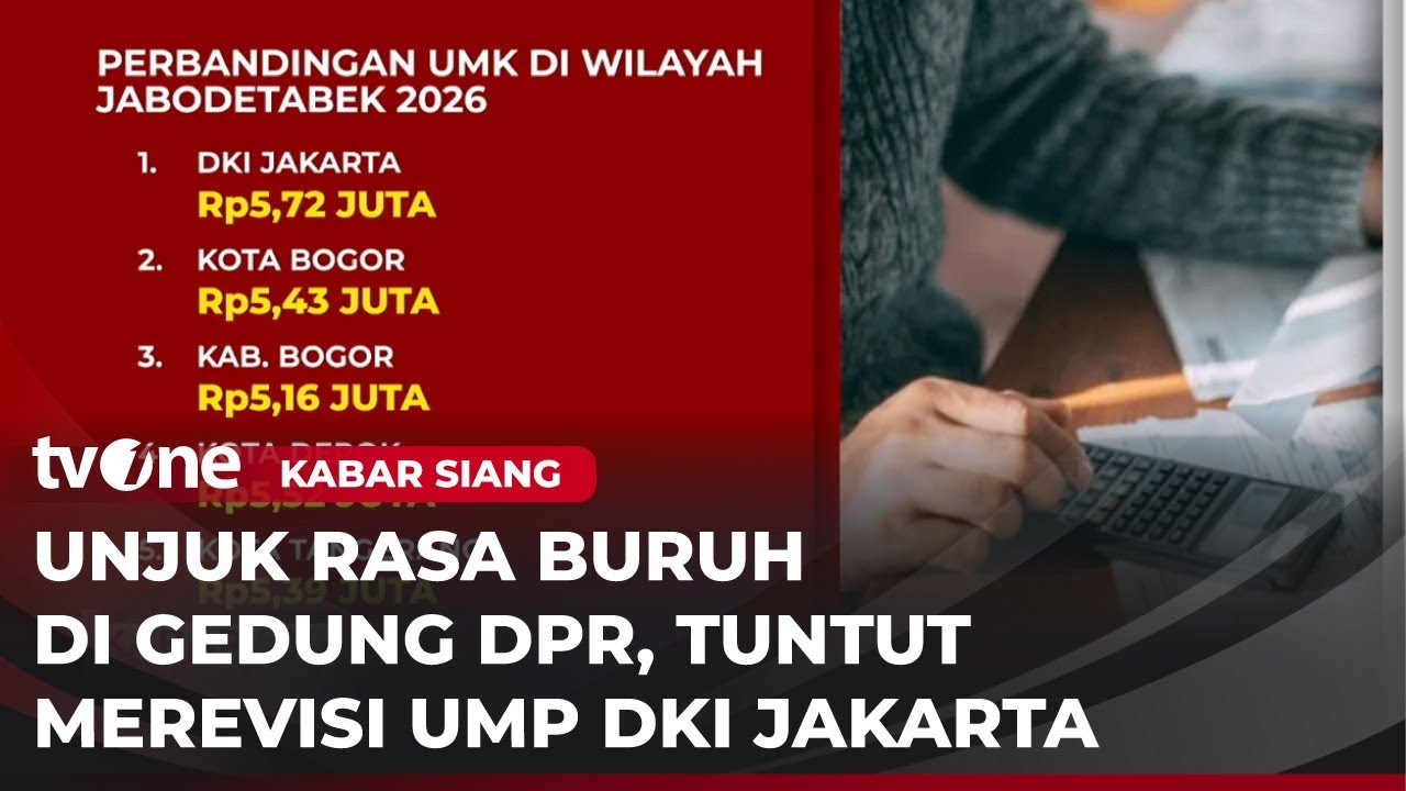 Ini Isi Tuntutan Demo Buruh 15 Januari 2026 di Depan Gedung DPR | Kabar Siang