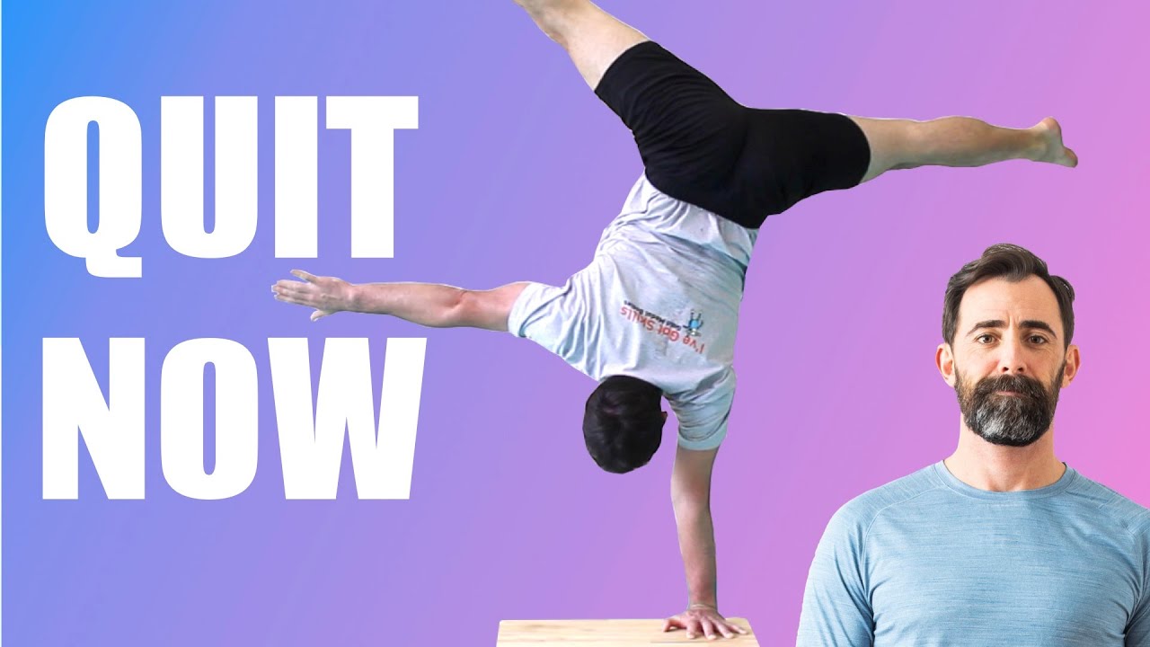 Why I Stopped Training the One Arm Handstand