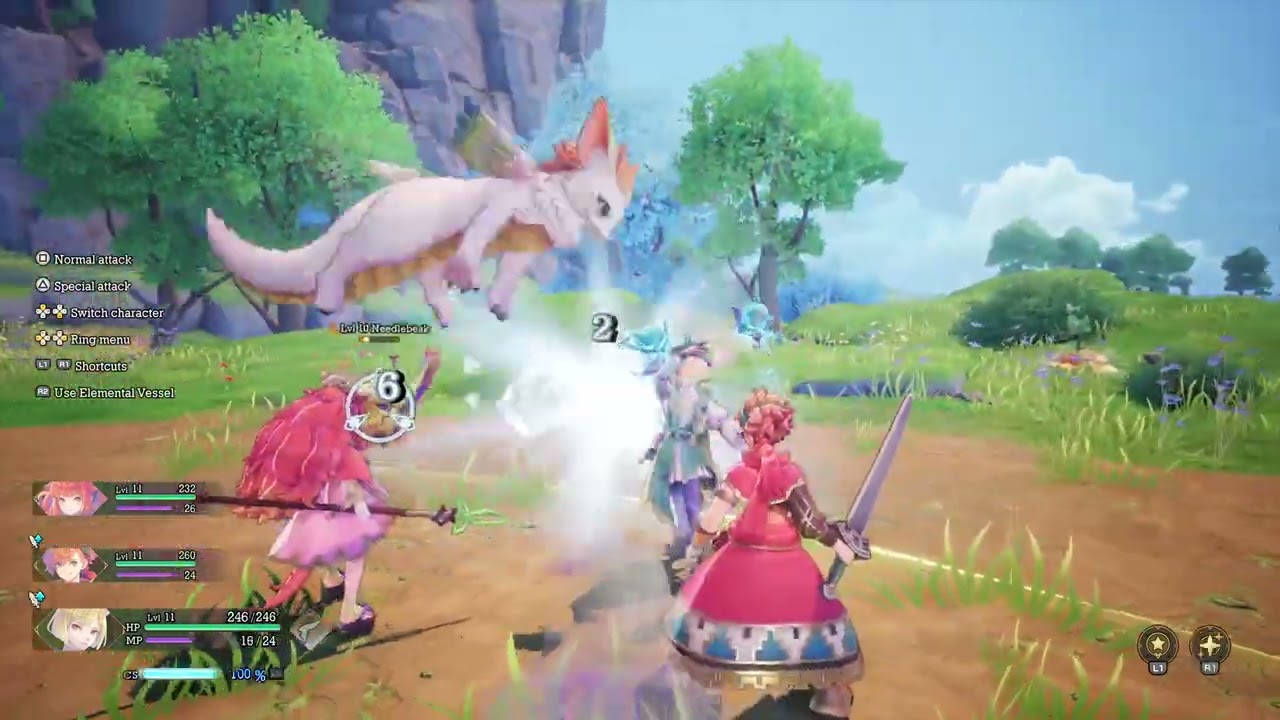 Visions of Mana's Combat is really good