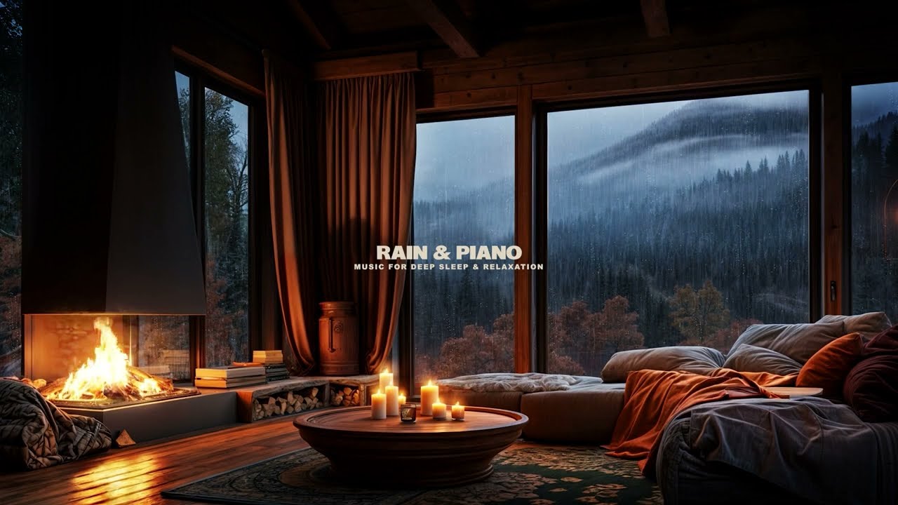 Rain & Piano for Deep Sleep | 雨声钢琴助眠音乐 | 비와 피아노 숙면 음악