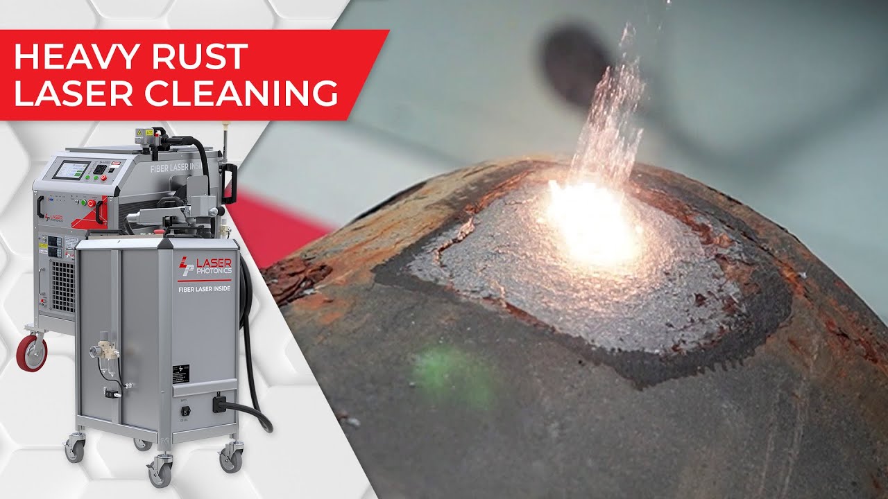 Remove Heavy Layers of Rust with Laser Cleaning Technology #LASE