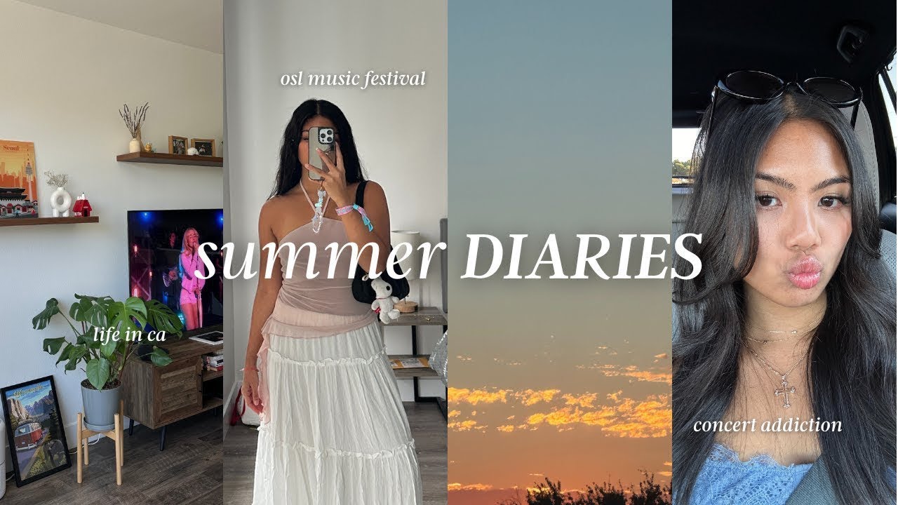 Summer Diaries ☀️ witness my concert addiction, life in california, outside lands 2024 recap